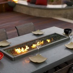 Dinning Room Fire Table Set - Karbonix