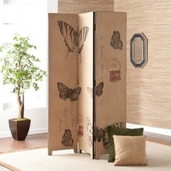 Best Inspirations : Divider With Butterfly Pattern Panel Decorative Room - Karbonix