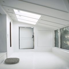 Best Inspirations : Door White Space Placed Under Glazed Sloping Roof Top Open White - Karbonix
