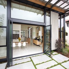 Best Inspirations : Door With Black Wooden Pillars For Eco Friendly Home Glazed - Karbonix