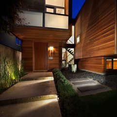 Best Inspirations : Door With Yellow Wall Lamp Facade View Small Wooden - Karbonix