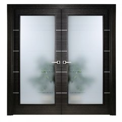 Best Inspirations : Doors Magnificent Modern Dark Wooden Interior Glass Doors With - Karbonix