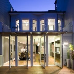 Best Inspirations : Doors White Painted Wooden Residence Transparent Glazed - Karbonix