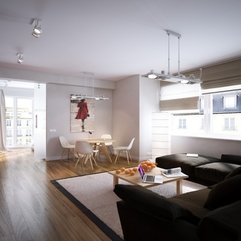 Elegant Design Of Apartment Black White Simple And - Karbonix