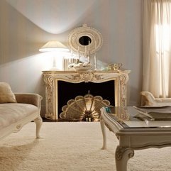 Best Inspirations : Elegant Fireplace Decorating Ideas For Cream Living Room Luxury - Karbonix