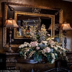 Elegant Mirror Above A Gorgeous Fireplace Mirrors - Karbonix