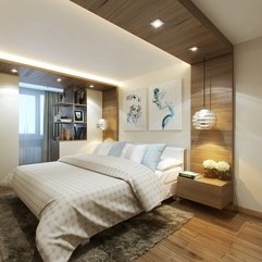 Elegant Modern Bedroom Design Ideas Wooden Paneling Window - Karbonix