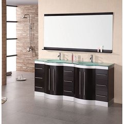 Element Supreme Modern Double Sink Bathroom Vanity Design - Karbonix