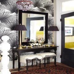 Best Inspirations : Entryway With Beautiful Miror Designing An - Karbonix