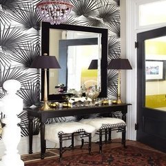 Entryway With Beautiful Miror Designing An - Karbonix