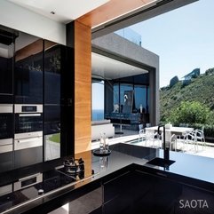 Best Inspirations : Equipped With Glossy Black Interior Luxurious Kitchen - Karbonix