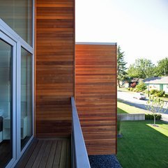 Equipped With Wooden Wall And Glass Window Home Balcony - Karbonix