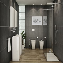 Best Inspirations : Exclusive Plan For Luxury Bathroom Design Furniture And Gray Tiles - Karbonix