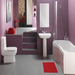 Best Inspirations : Exclusive Soft Purple Bathroom Design Trend Decoration - Karbonix