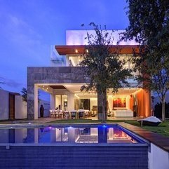 Exterior Amazing Modern House Architecture Ideas Luxurious Gray - Karbonix