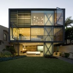 Best Inspirations : Exterior Architecture Awesome Glass Wall Design With Chic Wood - Karbonix