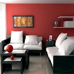 Extraordinary Red Smart Living Room Interior Resourcedir - Karbonix