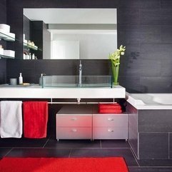 Fabulous Contemporary Bathroom Rack Ideas Small Utilitarian - Karbonix