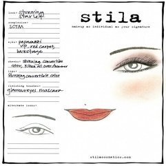 Facecharts For The New Red Carpet Palettes Stila Blog - Karbonix