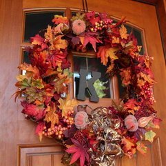 Best Inspirations : Fall Decorating At Home With Door Decor Ideas - Karbonix