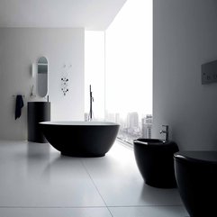 Best Inspirations : Fantastic Black White Modest Bathroom Design Ideas Decobizz - Karbonix