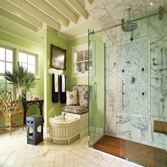 Best Inspirations : Fantastic Green Light Bathroom Design Trend Decoration - Karbonix
