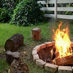Fire Pit Layout Simple Outdoor - Karbonix