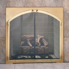 Best Inspirations : Fireplace Doors Design Ideas Modern Glass - Karbonix