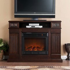 Fireplace Ideas Wooden Electric - Karbonix