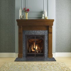 Fireplace With Electric Fireplace Inserts Top Vented - Karbonix