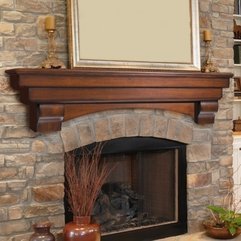 Fireplaces Awesome Design For Modern Floating Shelves Above - Karbonix
