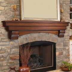 Fireplaces Awesome Design For Modern Floating Shelves Above - Karbonix
