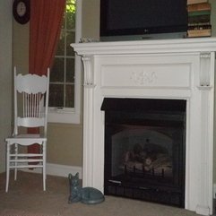 Fireplaces Classic Minimalist Interior Design White Fireplace - Karbonix