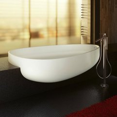 Best Inspirations : Floating Organic Shaped Basin By Danelon Meroni Looks Cool - Karbonix