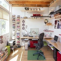 Floating Shelves Modern Home Office Office - Karbonix