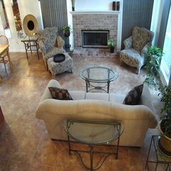 Floor Installation Family Room With Cool Bricks Fireplace Pretty Marble - Karbonix