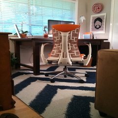 Best Inspirations : Flooring Adorable Black And White Fur Rug With Enchanting Office - Karbonix