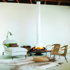 Best Inspirations : Freestanding Fireplaces In The Living Room Part 1 - Karbonix