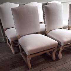 French Os De Mouton Dining Chairs Circa Upholstered Vintage Hemp Sheet Set - Karbonix