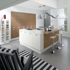 Friendly Amazing Kitchen With Bleached Oak Furniture And Modern - Karbonix