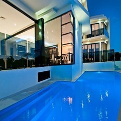 Front House Designs With Luxury Modern Style Blue Urban Water - Karbonix