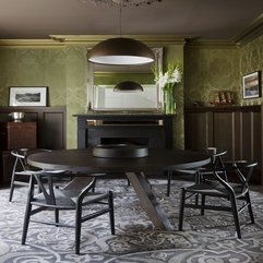 Best Inspirations : Furniture Elegant Dining Room Design Of Fitzroy House Interior - Karbonix