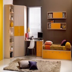 Best Inspirations : Furniture For Teens Room By Asdara Orange Brown - Karbonix