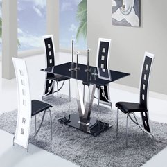 Furniture Fresh Black And White Dining Room Chairs Furniture - Karbonix