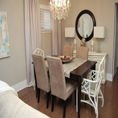 Best Inspirations : Furniture Heavenly Dining Room Decoration With Light Brown Velvet - Karbonix