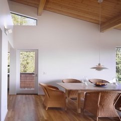 Best Inspirations : Furniture Placed In White Wall Wooden Floor Dining Room - Karbonix