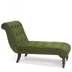 Furniture Sensational Green Fabric Chaise Lounge Sofa For Luxury - Karbonix