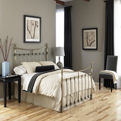 Best Inspirations : Furniture Stunning Bedroom Decoration With Chrome Bed Frame With - Karbonix