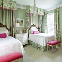 Girl 39 S Room With Splashes Of Pink IDesignArch Interior Design - Karbonix