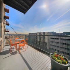 Best Inspirations : Glazed Table Balcony Orange Chairs - Karbonix